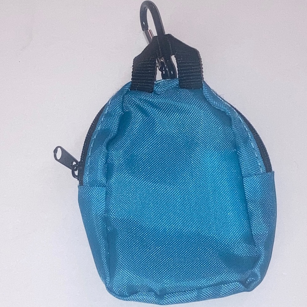 Paul Frank Turquoise Backpack Keychain - Picture 3 of 7
